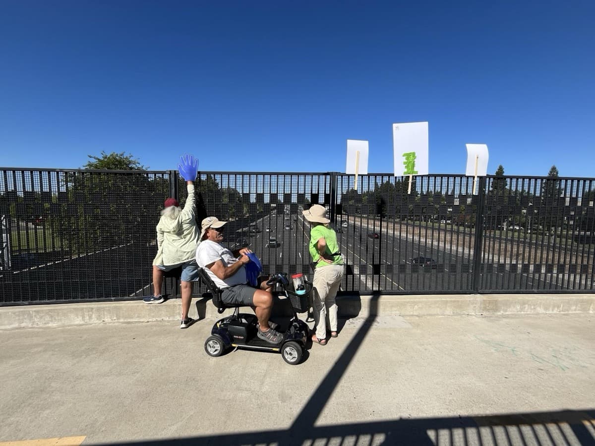 Highway 50 Good Trouble Banner Drop